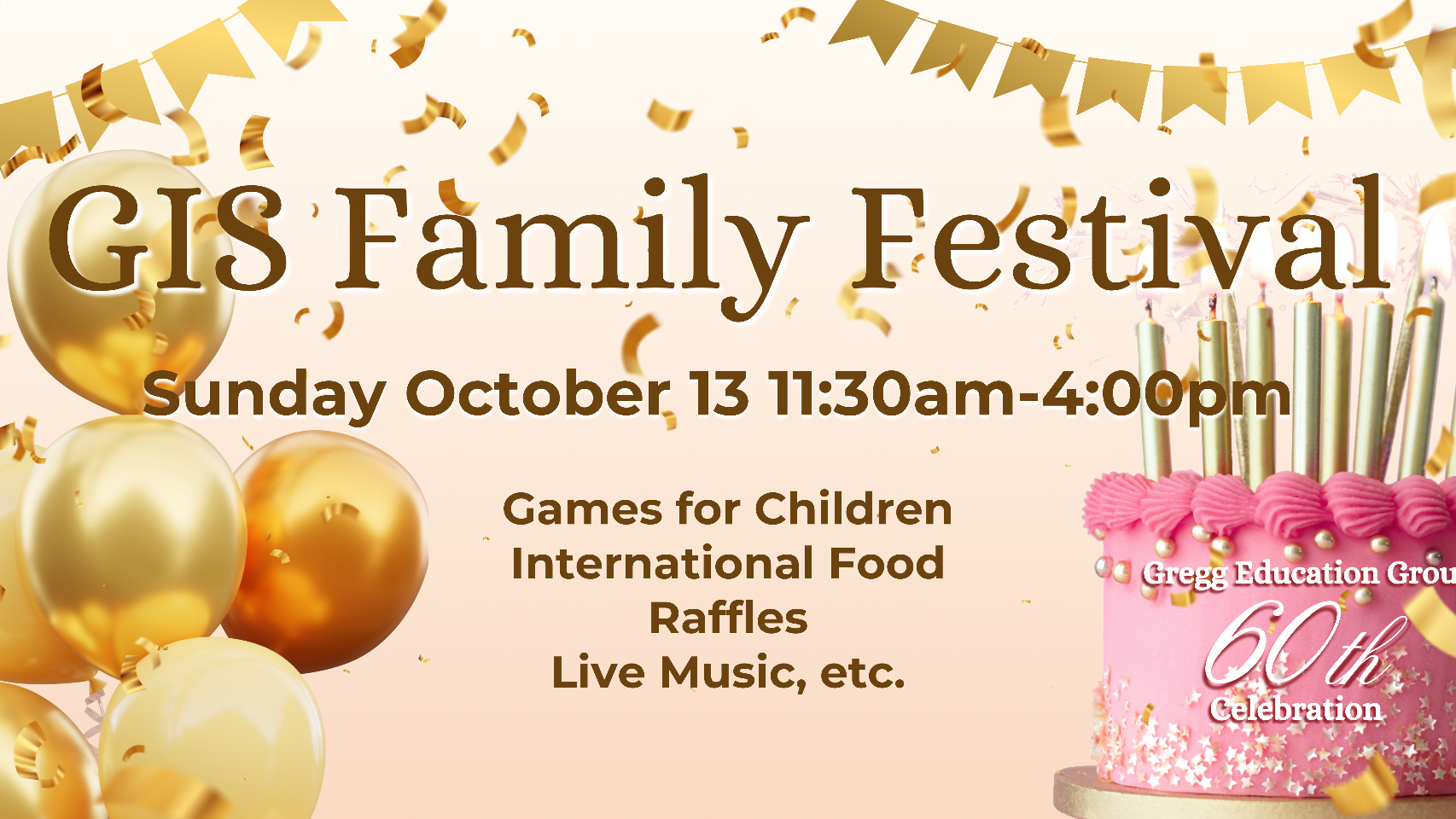 GIS Family Festival October 2024